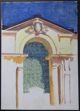 Study for arched doorway