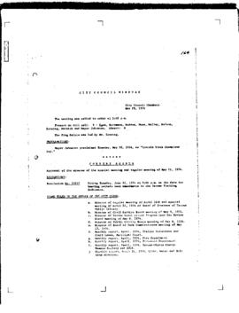 City Council Meeting Minutes, May 28, 1974