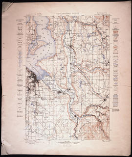 Topographic Sheet, Washington, Tacoma Quadrangle, 1898
