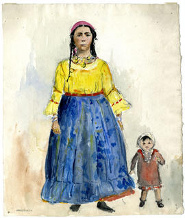 Serbian Woman & Child