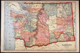 Map of Washington, 1911