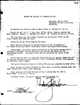 City Council Meeting Minutes, May 14, 1975