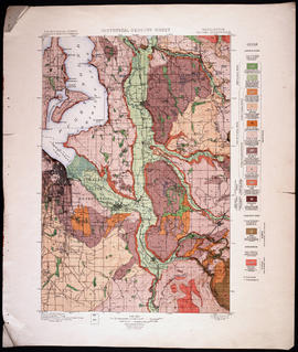Historical Geology Sheet, Washington, Tacoma Quadrangle, 1899
