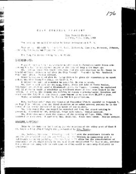 City Council Meeting Minutes, September 24, 1968