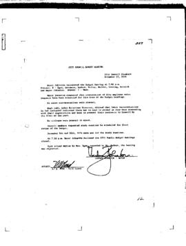 City Council Meeting Minutes, November 27, 1974