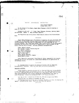 City Council Meeting Minutes, October 26, 1971