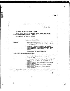City Council Meeting Minutes, November 27, 1973