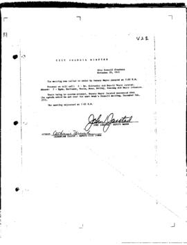 City Council Meeting Minutes, November 28, 1972