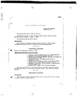City Council Meeting Minutes, October 8, 1974
