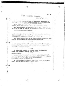 City Council Meeting Minutes, December 14, 1971