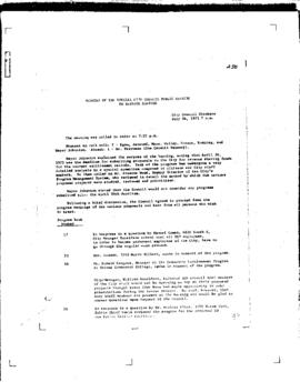 City Council Meeting Minutes, July 26, 1973