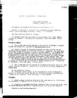 City Council Meeting Minutes, November 12, 1968