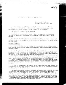 City Council Meeting Minutes, November 19, 1968