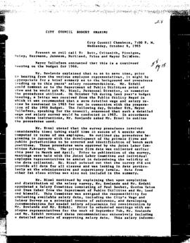 City Council Meeting Minutes, October 6, 1965