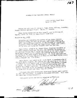 City Council Meeting Minutes, April 11, 1979