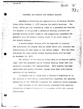 City Council Meeting Minutes, Hearing (2 of 2), October 18, 1977