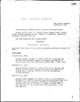 City Council Meeting Minutes, October 17, 1978