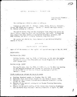 City Council Meeting Minutes, May 23, 1978
